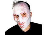 Bristol Novelty - Maschera "Slasher"" - Uomo/Donna Unisex BN6159 (Taglia Unica) (Bianco/Rosso)"