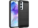 Custodia Samsung Galaxy A55 - Silicone - Imoshion Custodia Morbida/Copertura Posteriore - Nero