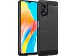 Oppo A38/Oppo A18 Sleeve - Silicone - Imoshion Custodia Morbida/Copertura Posteriore - Nero