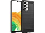 Samsung Galaxy A33 Cover - Silicone - Imoshion Custodia Morbida/Copertura Posteriore - Nero