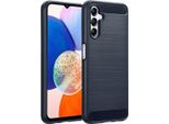 Samsung Galaxy A14/Samsung Galaxy A14 Cover - Silicone - Imoshion Soft Case/Backcover - Blu Scuro