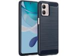 Motorola Moto G53 Sleeve - Silicone - Custodia/Copertura Morbida Imoshion - Colore Blu Scuro