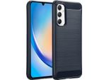 Samsung Galaxy A34 Sleeve - Silicone - Custodia/Copertura Morbida Imoshion - Blu Scuro