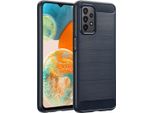 Samsung Galaxy A23 Sleeve - Silicone - Custodia/Copertura Morbida Imoshion - Blu Scuro