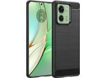 Motorola Edge 40 Cover - Silicone - Imoshion Custodia Morbida/Copertura Posteriore - Nero