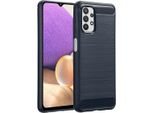 Samsung Galaxy A32 Sleeve - Silicone - Imoshion Custodia Morbida/Copertura Posteriore - Blu Scuro