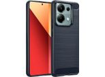 Xiaomi Poco X6/Xiaomi Redmi Note 13 Pro Sleeve - Silicone - Custodia/Copertura Morbida Imoshion - Colore Blu Scuro