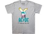 Maglietta Ac/Dc - "Fly On The Wall Tour 85"" Per Bambini RO12092 (104) (Grigio)"