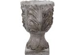 Vaso Da Fiori Clayre & Eef Ø 16X24 Cm Pietra Grigia