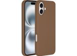 Cover Per Iphone 16 - Silicone - Custodia Morbida Accezz/Copertina Posteriore - Marrone Chiaro