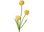 Fiore Artificiale Clayre & Eef 84 Cm Plastica Gialla
