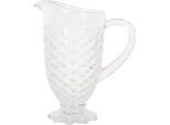 Clayre & Eef Decorazione Caraffa 1100 Ml Vetro Trasparente