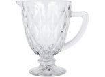 Clayre & Eef Decorazione Caraffa 1000 Ml Vetro Trasparente