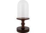 Campana Di Vetro Clayre & Eef Ø 17X40 Cm Legno Marrone