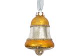 Targhetta Natalizia Clayre & Eef Ø 5X9 Cm Vetro Color Oro