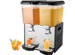 Distributore Commerciale Di Bevande - 18L - 2 Dispenser - Per Succhi Di Frutta E Bevande Ghiacciate - Ideale Per Eventi E Catering