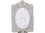 Clayre & Eef Cornice 13X18 Cm Grigio Plastica Dorata