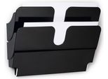 Durable Espositore Da Parete Flexiplus 2 A4 Orizzontale Magnetico, Nero, 1709022060