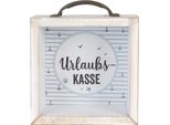 Salvadanai Clayre & Eef 15X8X15 Cm Mdf Bianco