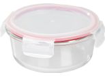 Contenitore Magichome, Rotondo, 650 Ml, Con Coperchio, Clip, In Vetro