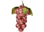 Targhetta Natalizia Clayre & Eef 8X8X14 Cm Rosa Plastica