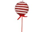 Lecca-Lecca Natalizio Clayre & Eef 14X4X30 Cm Plastica Rossa