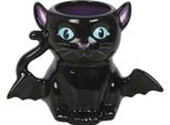 Something Different - Tazza Da Caffè "Carino E Inquietante"", Batcat SD10209 (Taglia Unica) (Nero)"