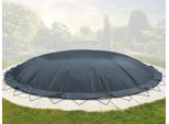 Airdeluxe® Copertura Gonfiabile Rotonda Per Piscina (Diametro Della Piscina: 460 Cm, Antracite) Con Pompa D'aria Elettrica, Copertura Per Piscina In Telone Da Camion, Copertura Invernale Per Piscina Copertura Per Piscina In Telone Da Camion, Copertura Invernale Per Piscina