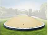 Copertura Gonfiabile Ovale Per Piscina Airdeluxe® (4,90 M X 3,00 M, Beige) In Telone Da Camion - Copertura Invernale Stabile Per Piscina