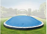 Copertura Gonfiabile Ovale Per Piscina Airdeluxe® (4,90 M X 3,00 M, Blu Cielo) In Telone Da Camion - Robusta Copertura Invernale Per Piscina
