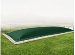 Airdeluxe® Copertura Gonfiabile Rettangolare Per Piscina (6 M X 3 M, Verde), Copertura Invernale Per Piscina In Telone Da Camion
