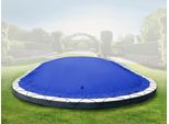Copertura Gonfiabile Ovale Per Piscina Airdeluxe® (4,90 M X 3,00 M, Blu) In Telone Da Camion - Copertura Invernale Stabile Per Piscina