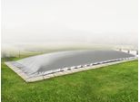 Airdeluxe® Copertura Rettangolare Per Piscina Gonfiabile (7,5 M X 3,5 M, Grigio) Copertura Per Piscina Con Telone Per Camion, Copertura Invernale Per Piscina