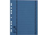 Elba 400004665 TrennbläTter Mit Perforation - A4 ÜBerbreite, Blau, 100 StüCk
