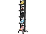 Paperflow 259N.01 Supporto Mobile Per Brochure Corner, Nero