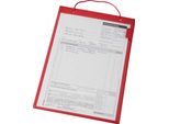 Eichner 9015-00313 Tasca Protettiva A4 Rosso 10 Pz.