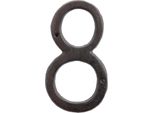 Clayre & Eef Numero 8 15 Cm Ferro Marrone