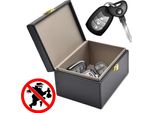 Scatola Antifurto Per Chiavi Dell'auto Telefono Radio Frequenza Blocco Faraday Box Faraday Cage Nero