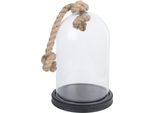 Clayre & Eef Bell Ø 17X28 Cm Legno Trasparente