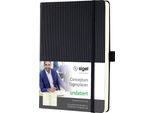 Sigel CO705 Sigel Conceptum Calendario A Libro, Din A5, Perpetuo, Nero