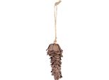 Clayre & Eef Ciondolo Pigna 12 Cm Ferro Marrone