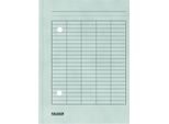 100X Falken 80001571 Umlaufmappe A4 Grau Manilakarton 250 G/Qm