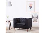 The Living Store Poltrona In Velluto Nero