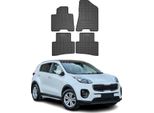 2015-2018 Kia Sportage Tappetini Tpe Nero 4 Pz