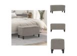 Vidaxl Panca Grigio Chiaro 70X35X41 Cm In Velluto - Panche