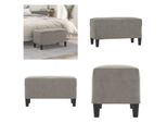 Vidaxl Panca Grigio Chiaro 70X35X41 Cm In Velluto - Panca - Panca - Panchina - Panca Per Corridoio