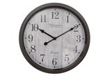 Orologio Da Parete Clayre & Eef Ø 40X4 Cm Marrone Grigio Plastica