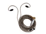 Mmcx Cavo Per Cuffie In Rame Puro Placcato Argento Per Shure SE215 SE535 SE846, Piega Nera