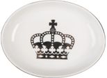 Portasapone Clayre & Eef 14X11X3 Cm In Ceramica Bianca