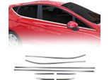 Modanature Per Finestre Per Ford Fiesta Hatchback 2017-2021 In Acciaio Inox 8Pcs